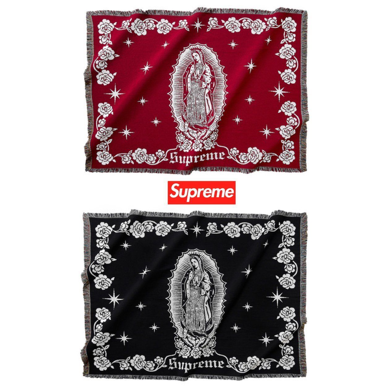 FW18 Supreme Virgin Mary Blanket - シュプリーム ブランケット