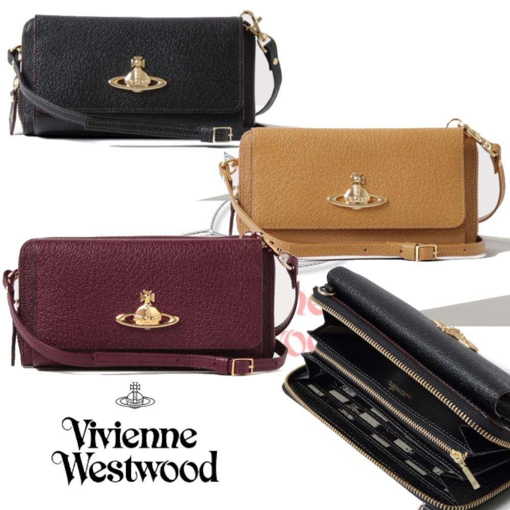 国内即発☆VivienneWestwood】EXECUTIVE ショルダー付長財布