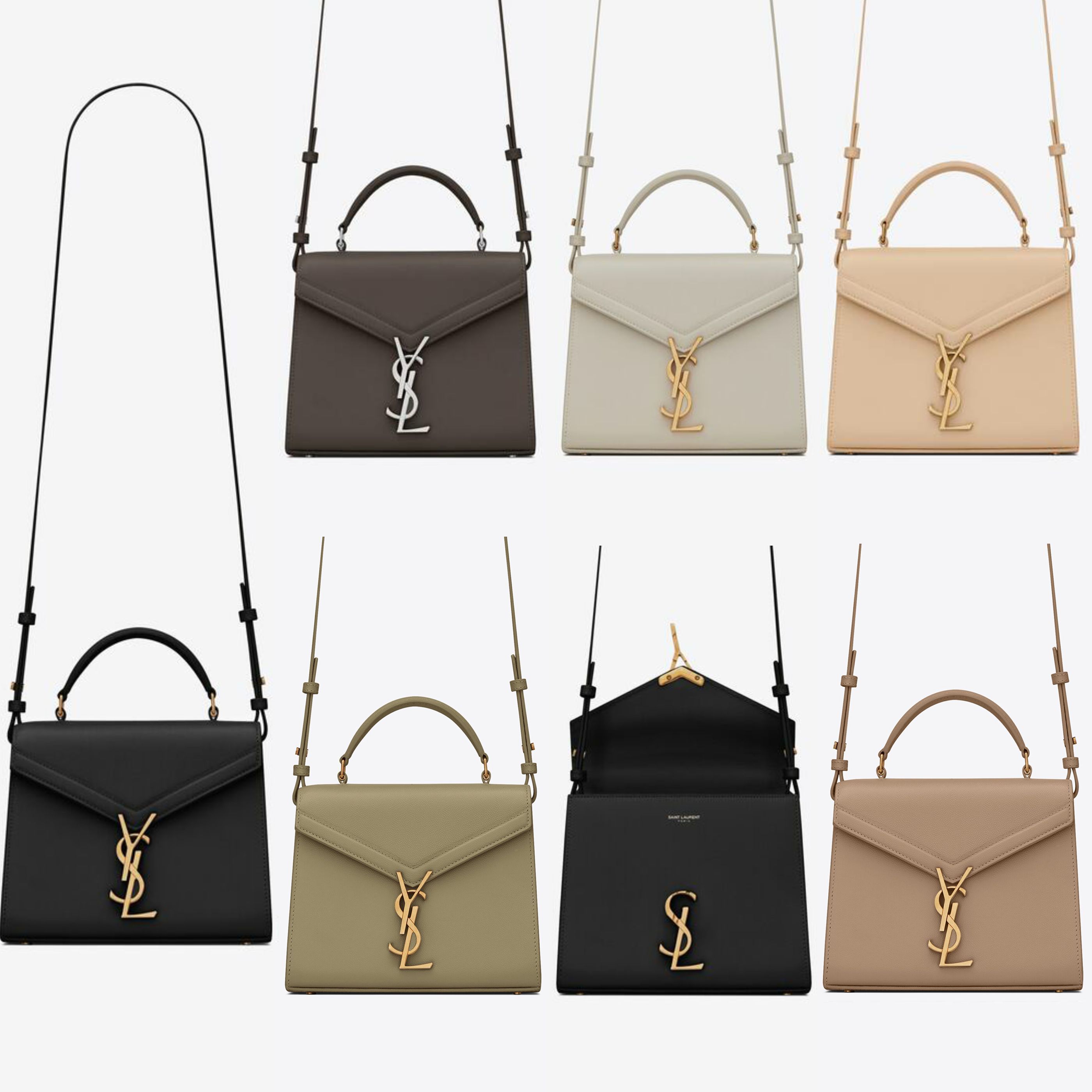 YSL【入手困難】MINI トップハンドルバッグ “カサンドラ” 全色 (Saint