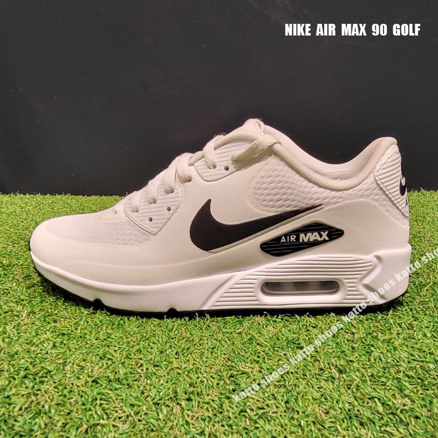 NIKE☆AIR MAX 90 GOLF☆兼用☆ゴルフシューズ☆WHITE/BLACK (Nike