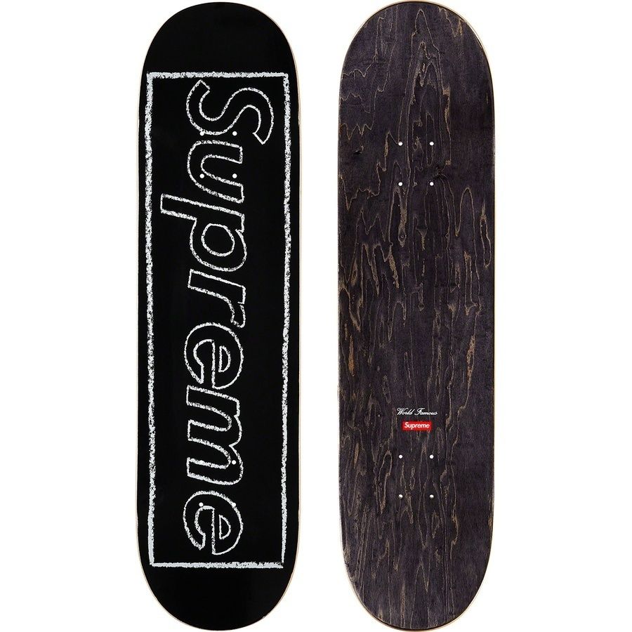 SS21 Supreme KAWS Chalk Logo Skateboard - カウズ スケボー (Supreme