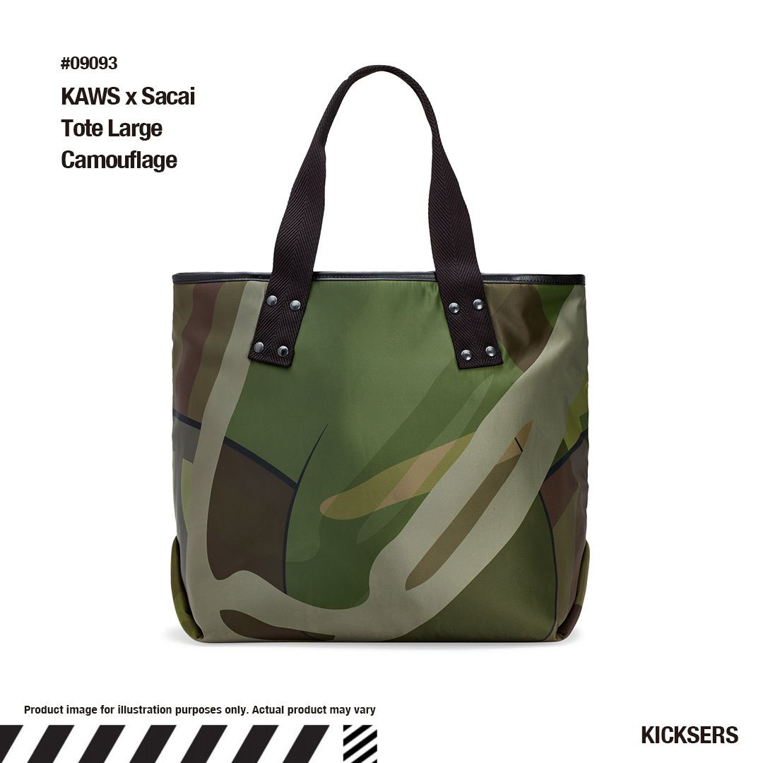 サカイ カウズ トートバッグ ラージ KAWS x Sacai Tote Large (sacai
