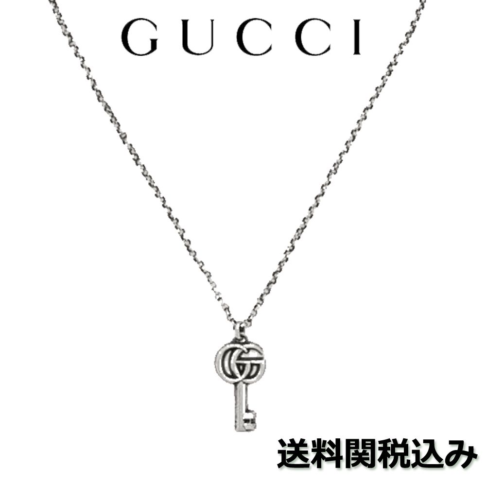 送料込 グッチ GUCCI ダブルG キー ネックレス 627757 (GUCCI