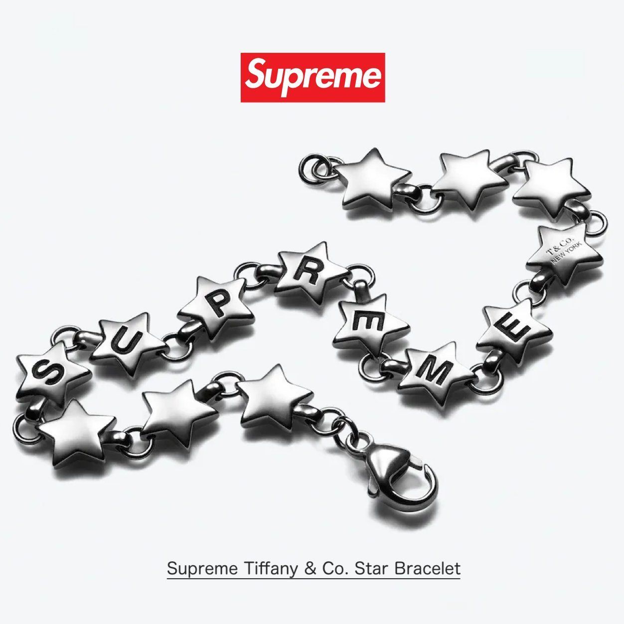 Supreme Tiffany & Co. Star Bracelet - ティファニー ブレス (Supreme