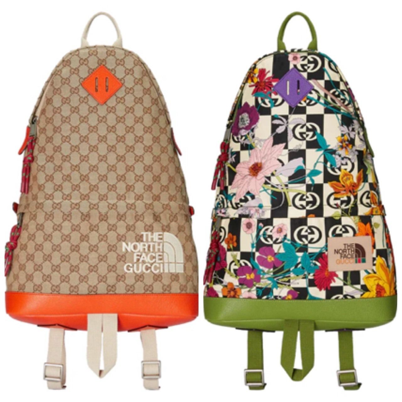 グッチ x ザ・ノースフェイス☆GGロゴのバックパック☆リュック (GUCCI