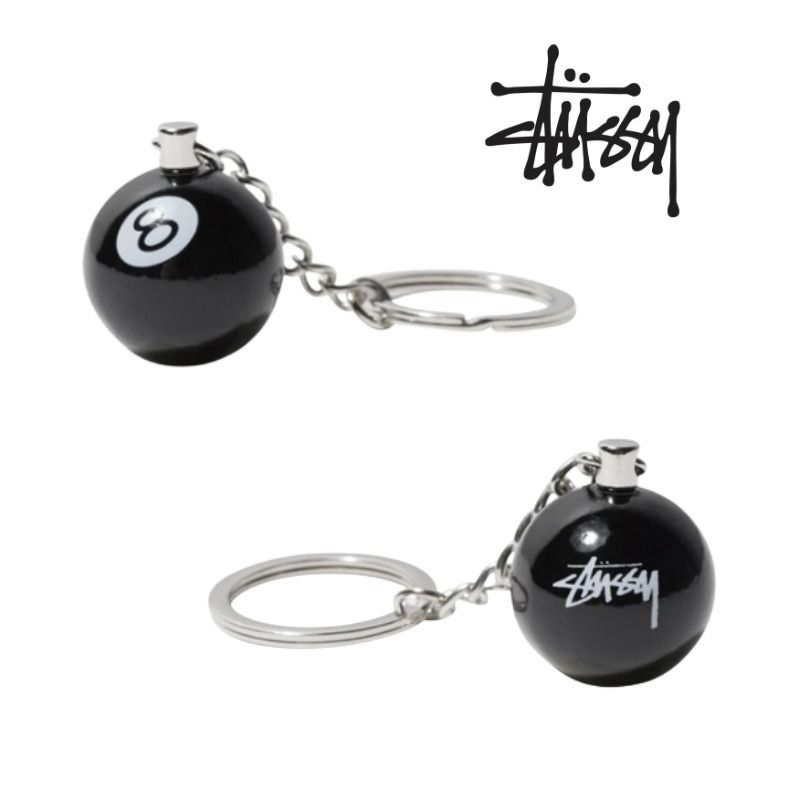 STUSSY】8 BALL KEYCHAIN (STUSSY/キーケース・キーリング) 79286554