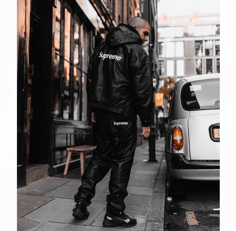 Supreme Nike Leather Warm Up Pant シュプリーム レザーパンツ