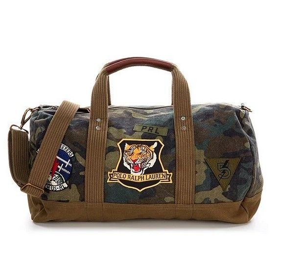 Ralph Lauren Polo 迷彩柄 ダッフルバッグ 2WAY ビンテージ加工 (Ralph