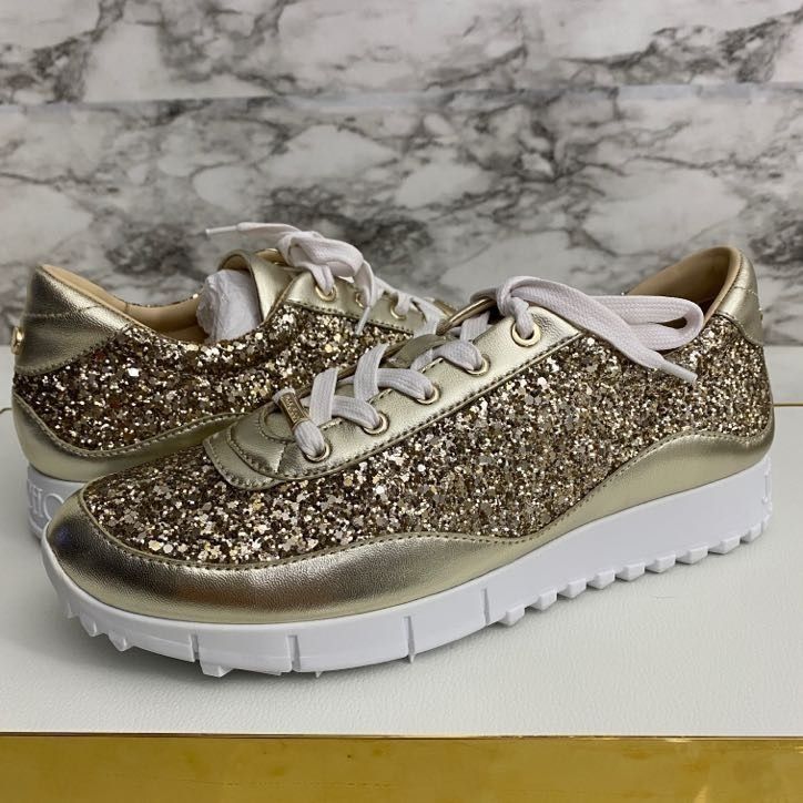 1点限りSALE【JIMMY CHOO】MONZA♪スニーカー♪キラキラ♪可愛い