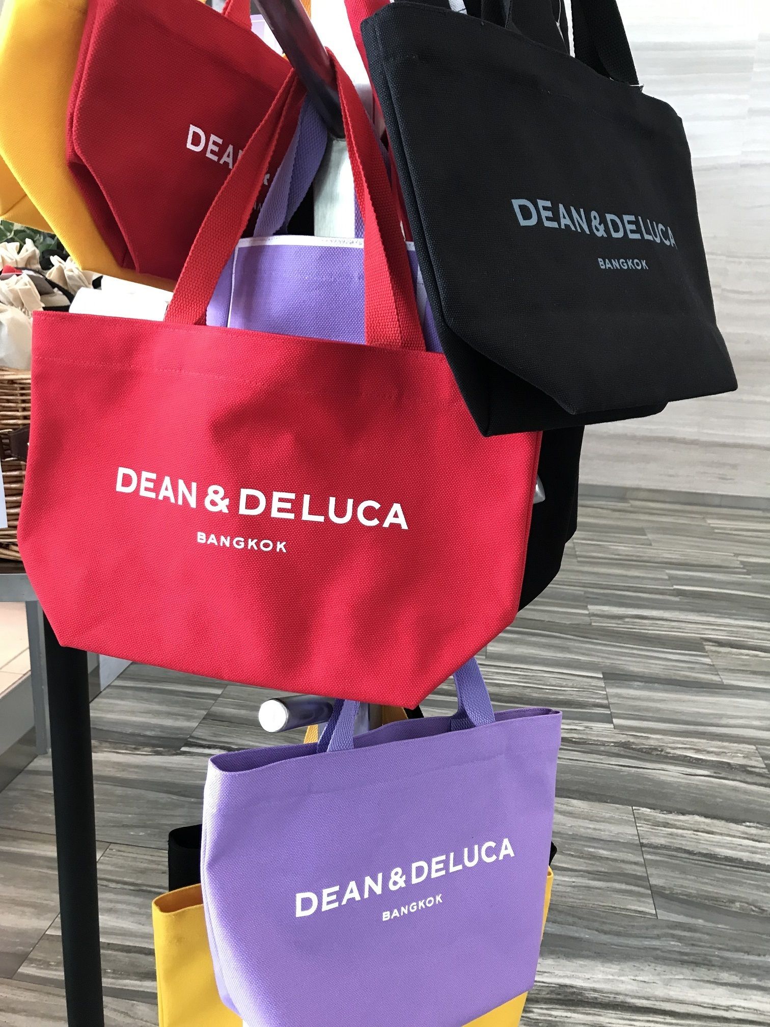 DEAN&DELUCA バンコク限定トートバッグ Lsize ラベンダー色