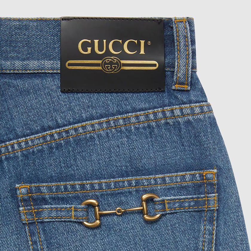 累積売上総額第1位【GUCCI☆グッチ】デニム ショートパンツ (GUCCI