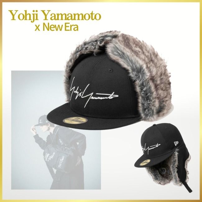 YohjiYamamoto x NewEra☆コラボ]ボアキャップ 59FIFTY_Dog Ear (Yohji
