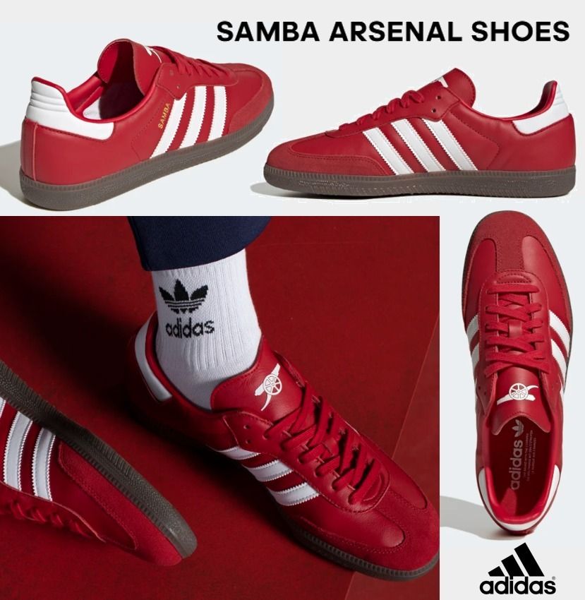 アーセナル！話題沸騰中☆アディダスオリジナル☆SAMBA ARSENAL