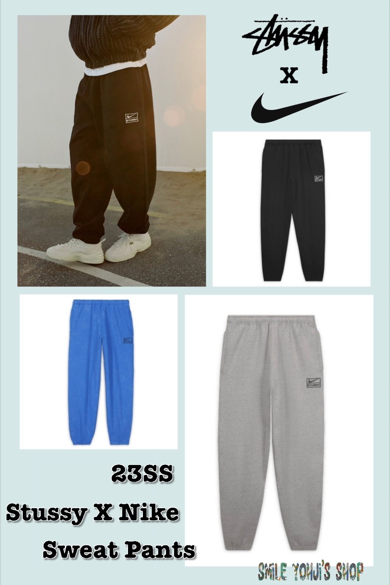 ☆大人気☆23SS Stussy X Nike Sweat Pants (STUSSY/スウェットパンツ