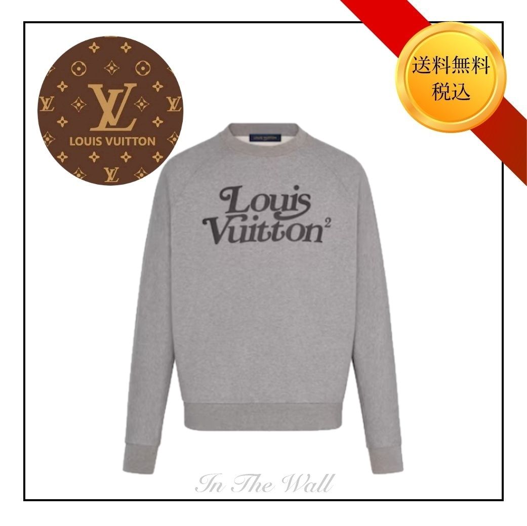 ☆限定コラボ【LOUIS VUITTON × NIGO】ロゴ スウェット グレー (Louis