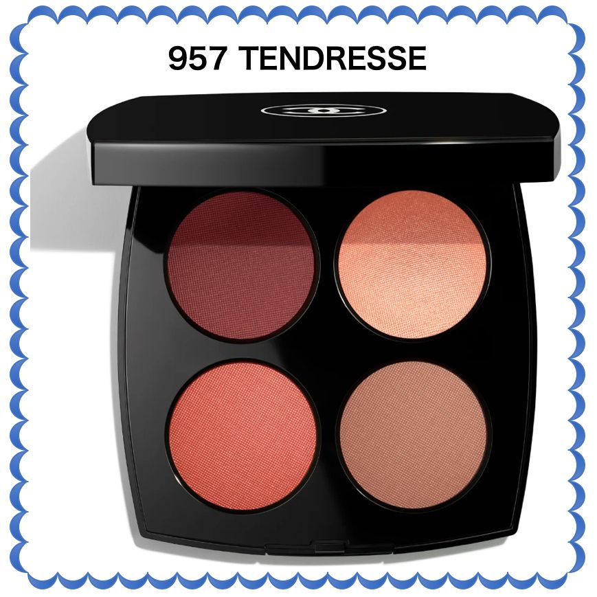 CHANEL 4色アイシャドウパレット LES 4 ROUGES YEUX ET JOUES (CHANEL