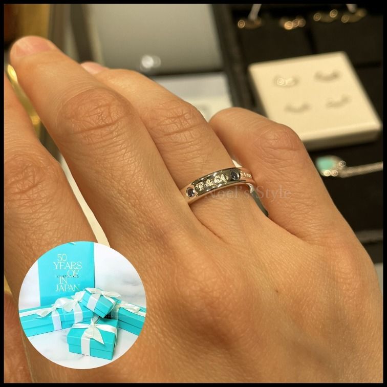 Tiffany ティファニー 1837 リング 指輪 シルバー サファイヤ (Tiffany