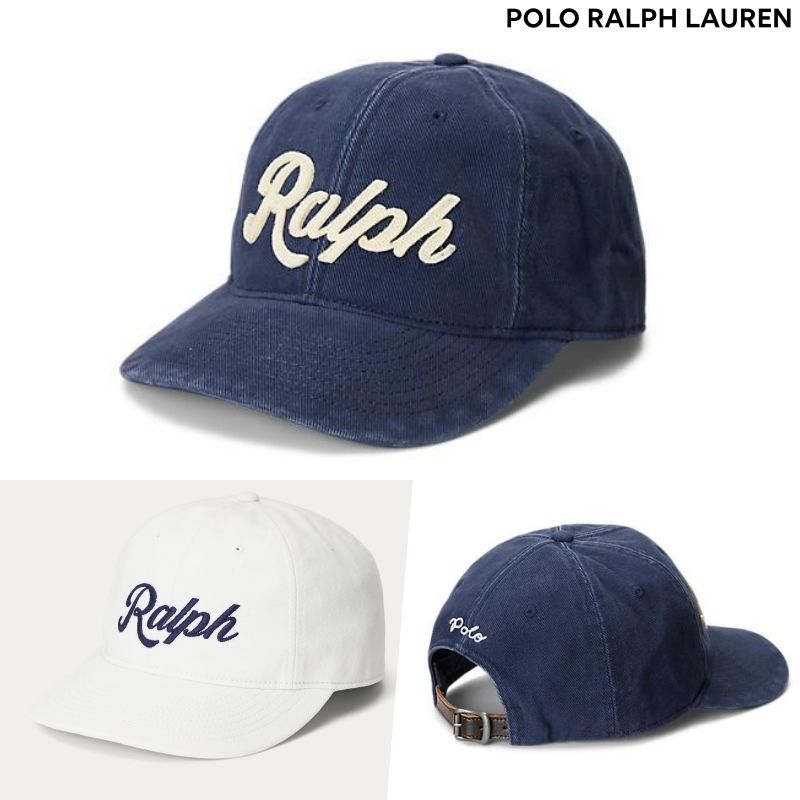 ラルフ ローレン] ポロ キャップ アップリケ ツイル (2color) (POLO