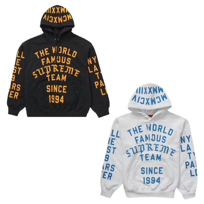 希少☆SUPREME(シュプリーム) チームフロック ロゴパーカー (Supreme