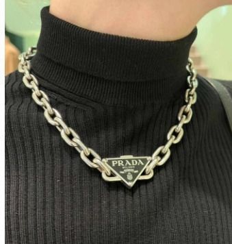 ☆PRADA(プラダ） Jewels Logo ネックレス (PRADA/ネックレス