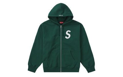 23AW Week3 SUPREME S LOGO ZIP UP HOODED SWEATSHIRT (Supreme
