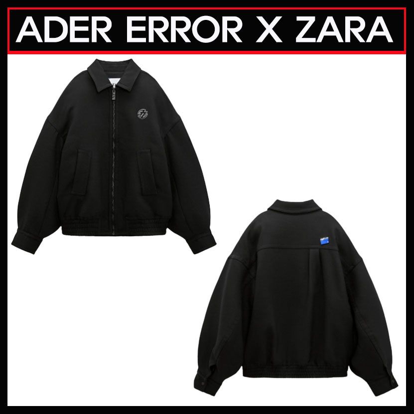 ADER ERROR X ZARA】人気☆ OVERSIZE COLLAR BOMBER JACKET (ADERERROR