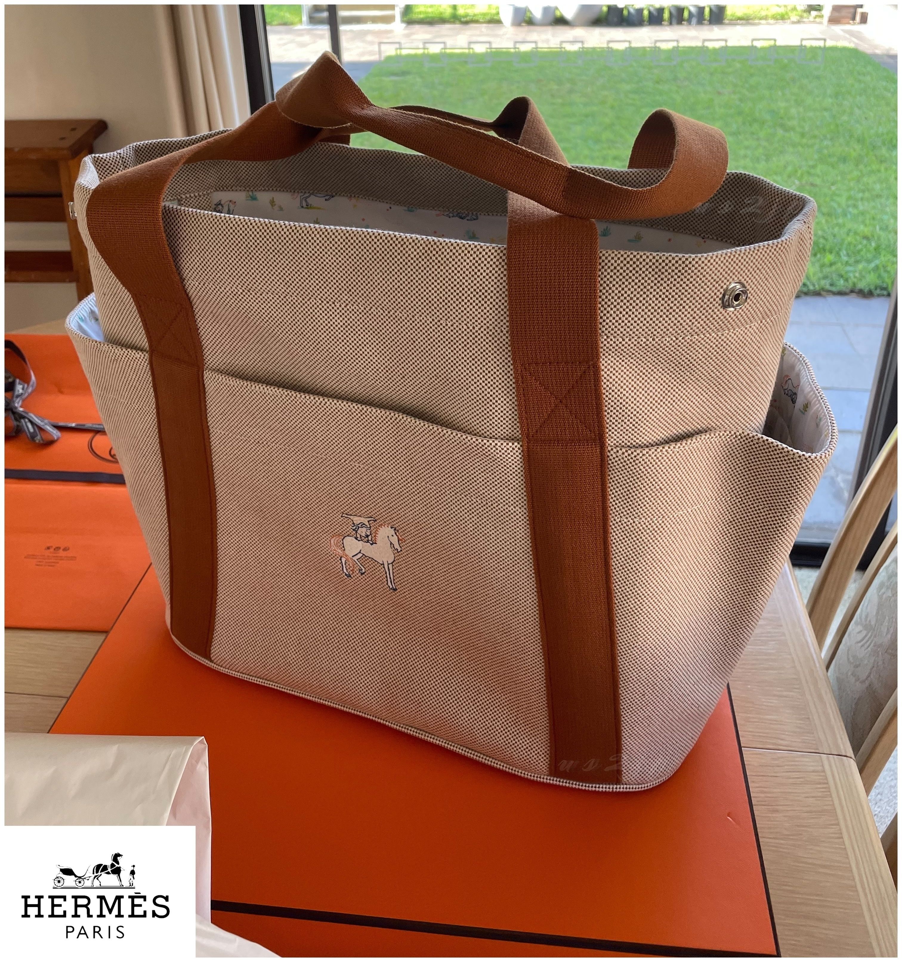 出産祝いに♪♪》 エルメス カブリオル マザーズバッグ (HERMES