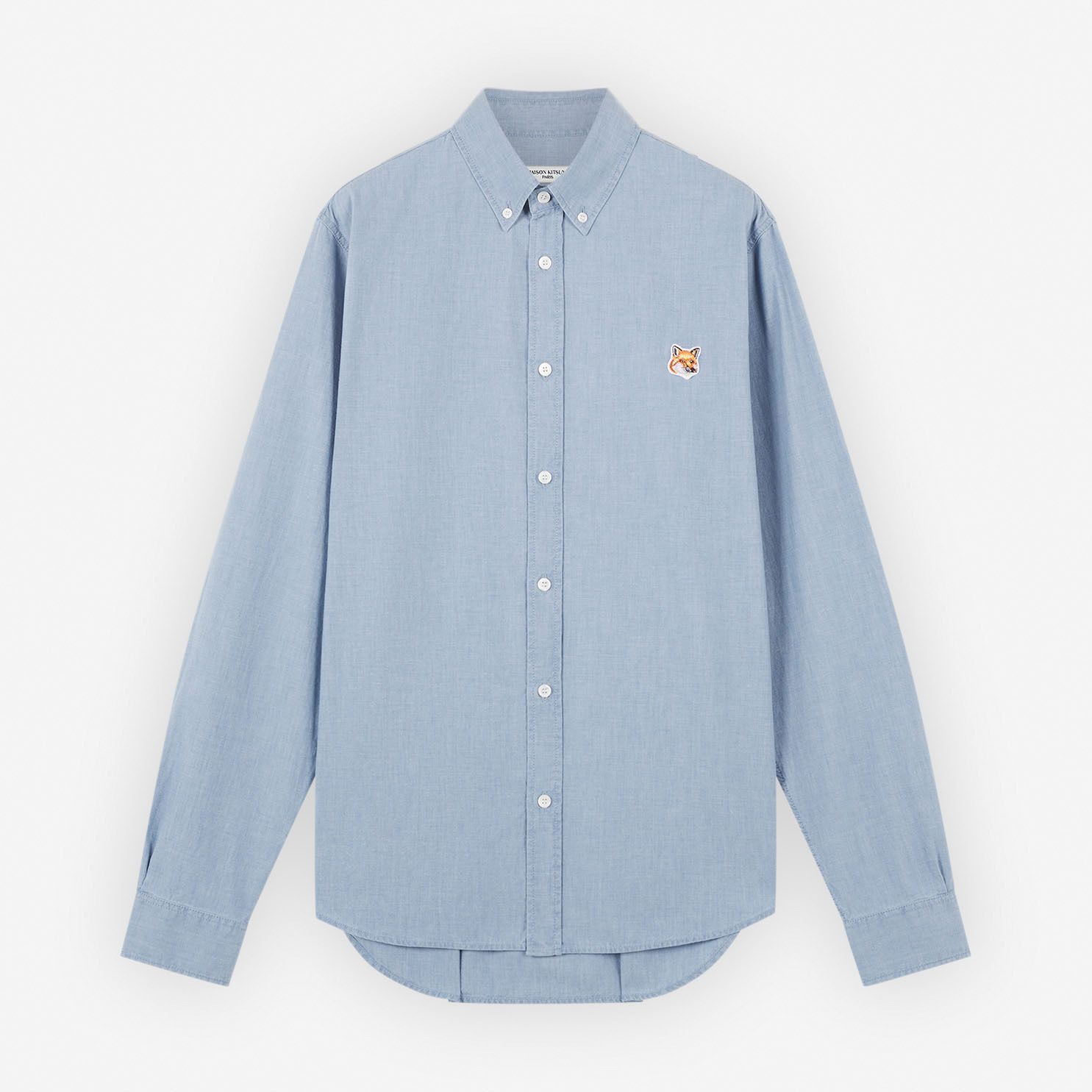 MAISON KITSUNE｜フォックス パッチ クラシック シャツ (MAISON