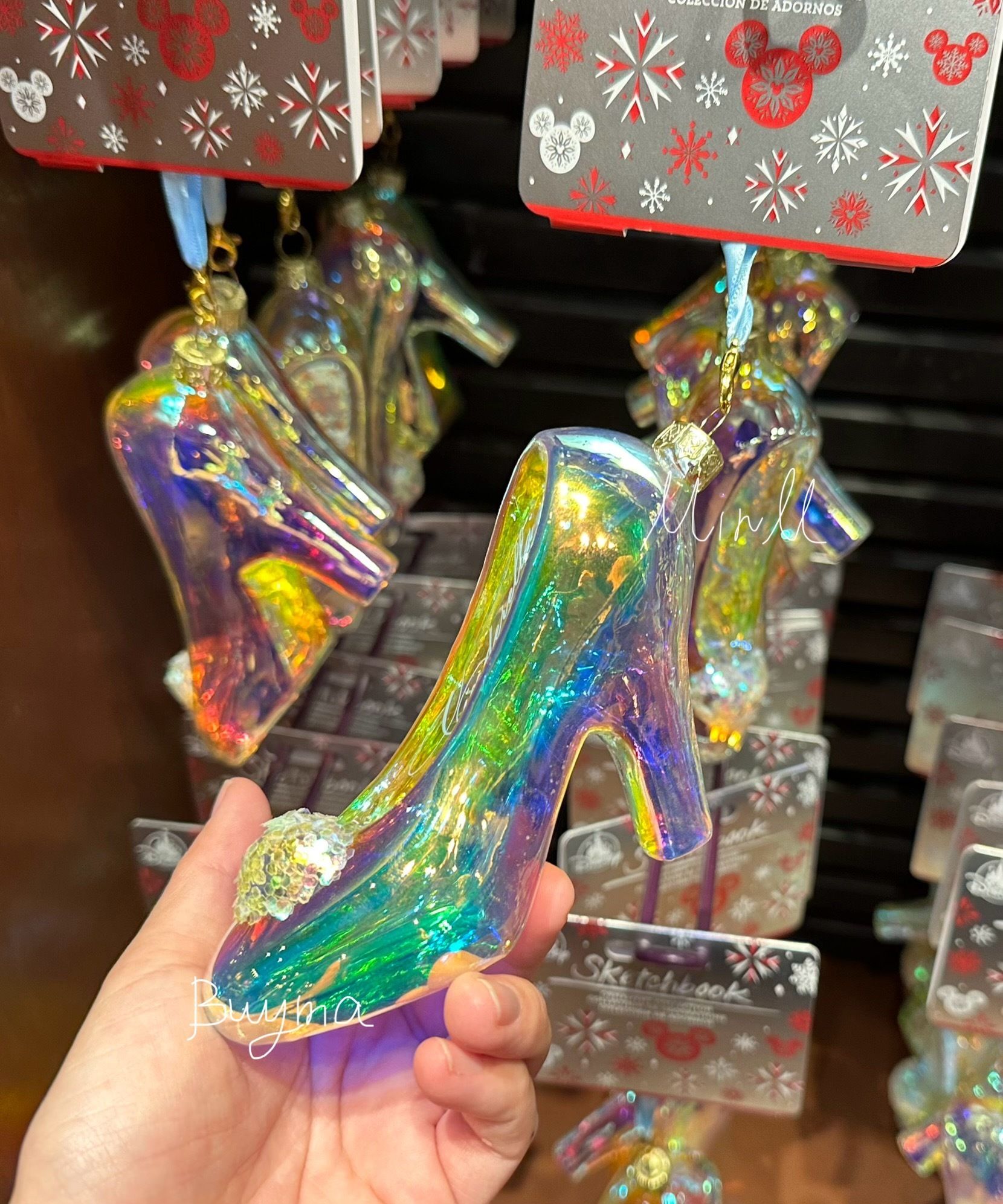 Disney】US Disney Parks シンデレラ ガラスの靴 オーナメント (Disney