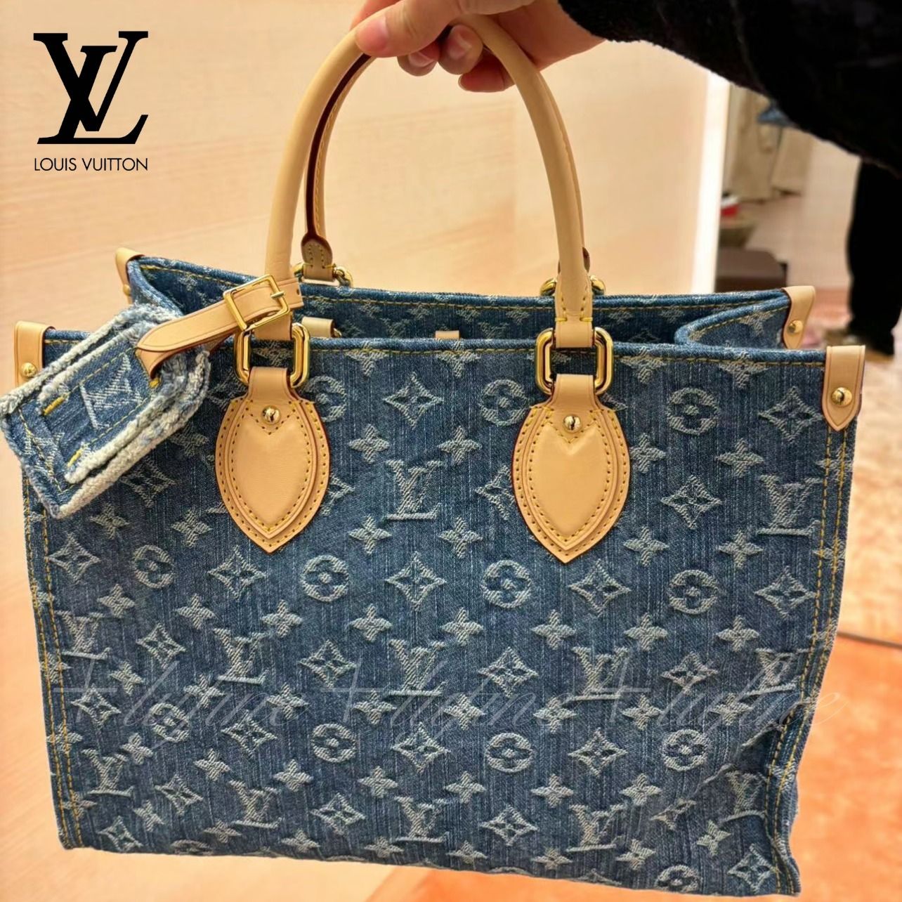 デニム好きにはたまらない！！】ルイヴィトン オンザゴー MM (Louis