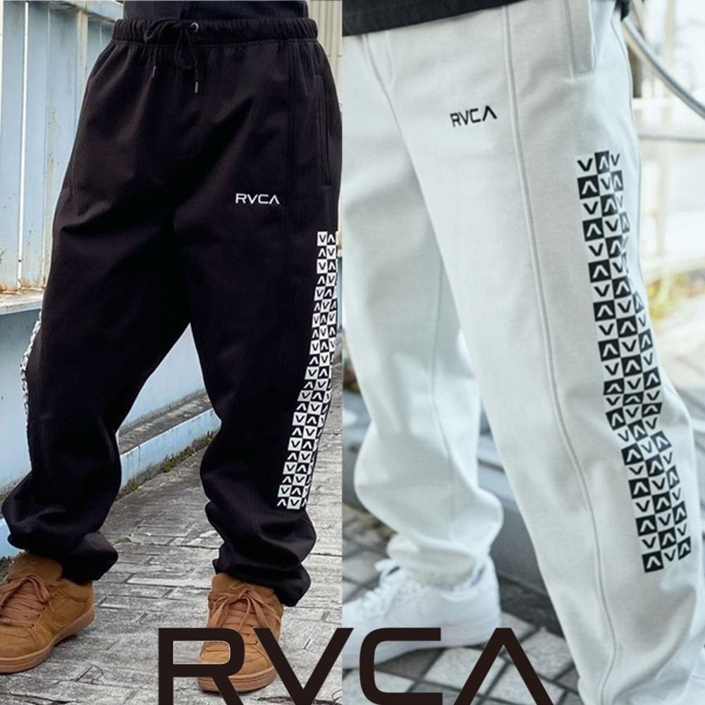 RVCA】チェッカー スウェットパンツ☆セットアップでも◎ (RVCA