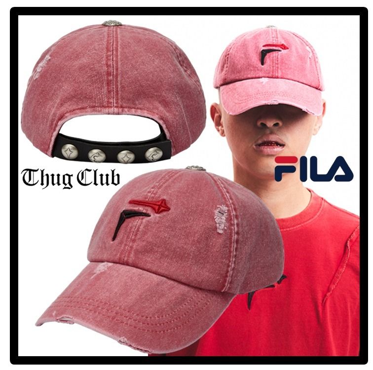 ☆送料・関税込☆THUG CLUB☆THUG CLUB FILA x THUG F CAP☆ (Thug