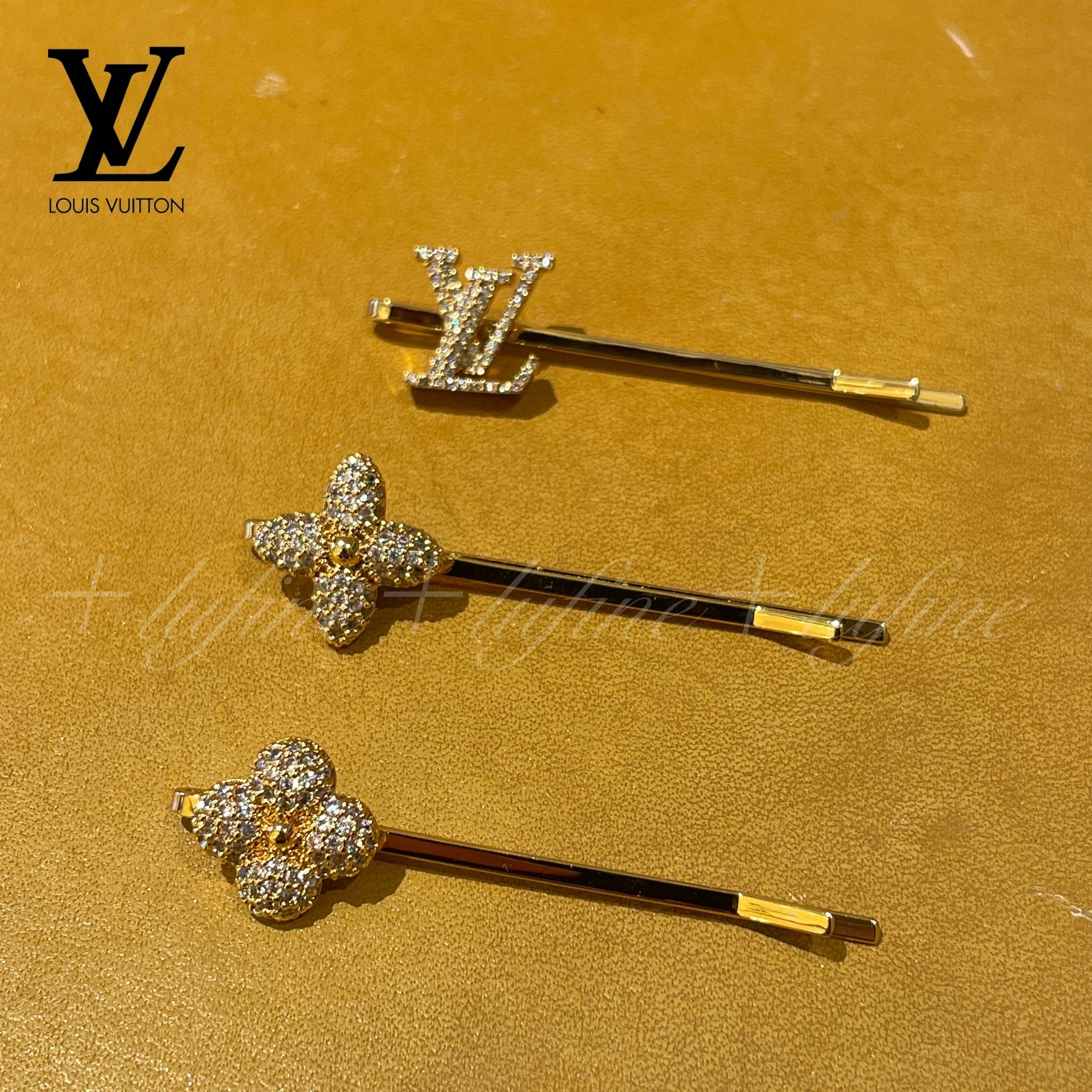 アレンジを楽しめる♪】ルイヴィトン ヘアピン 3点セット (Louis