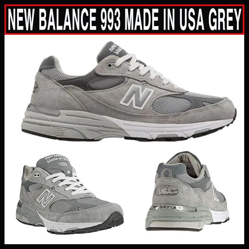 人気 ☆NEW BALANCE ☆ 993 MADE IN USA GREY- D STANDARD (New