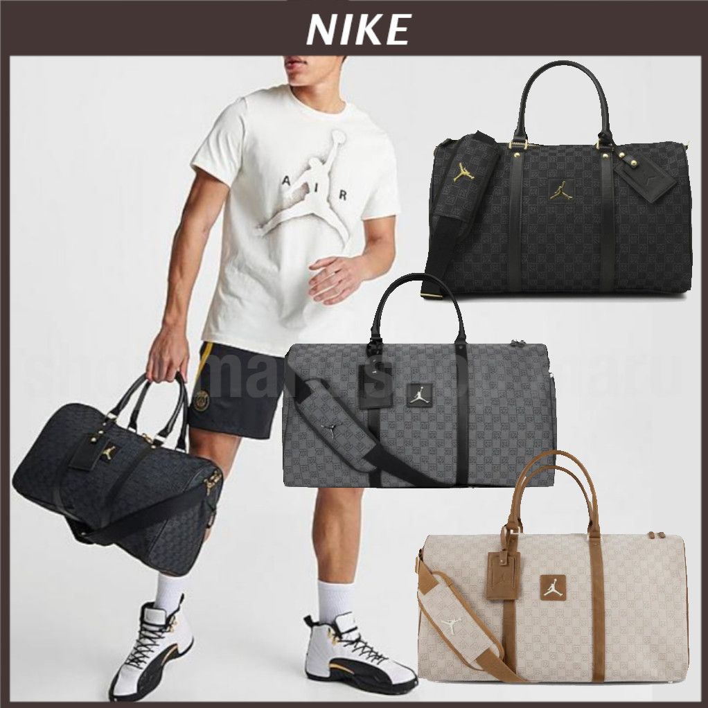 Nike◇JORDAN ジョーダン モノグラム ロゴ ダッフルバッグ (Nike