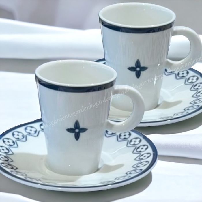 すぐ届く！LOUIS VUITTON コーヒーカップ & ソーサー2客セット (Louis