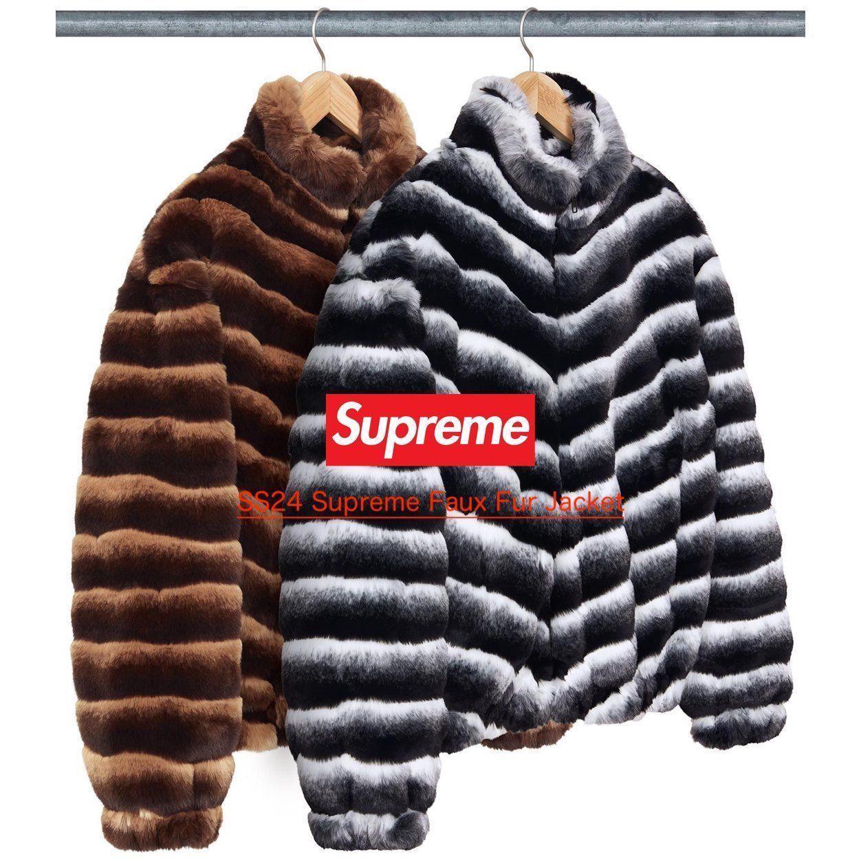 SS24 Supreme Faux Fur Jacket - シュプリーム ファージャケット