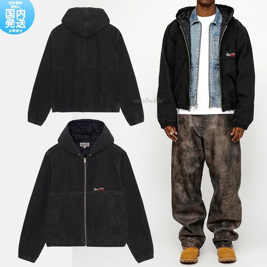国内配送 送料関税込 完売 STUSSY WORK JACKET INSULATED CANVAS