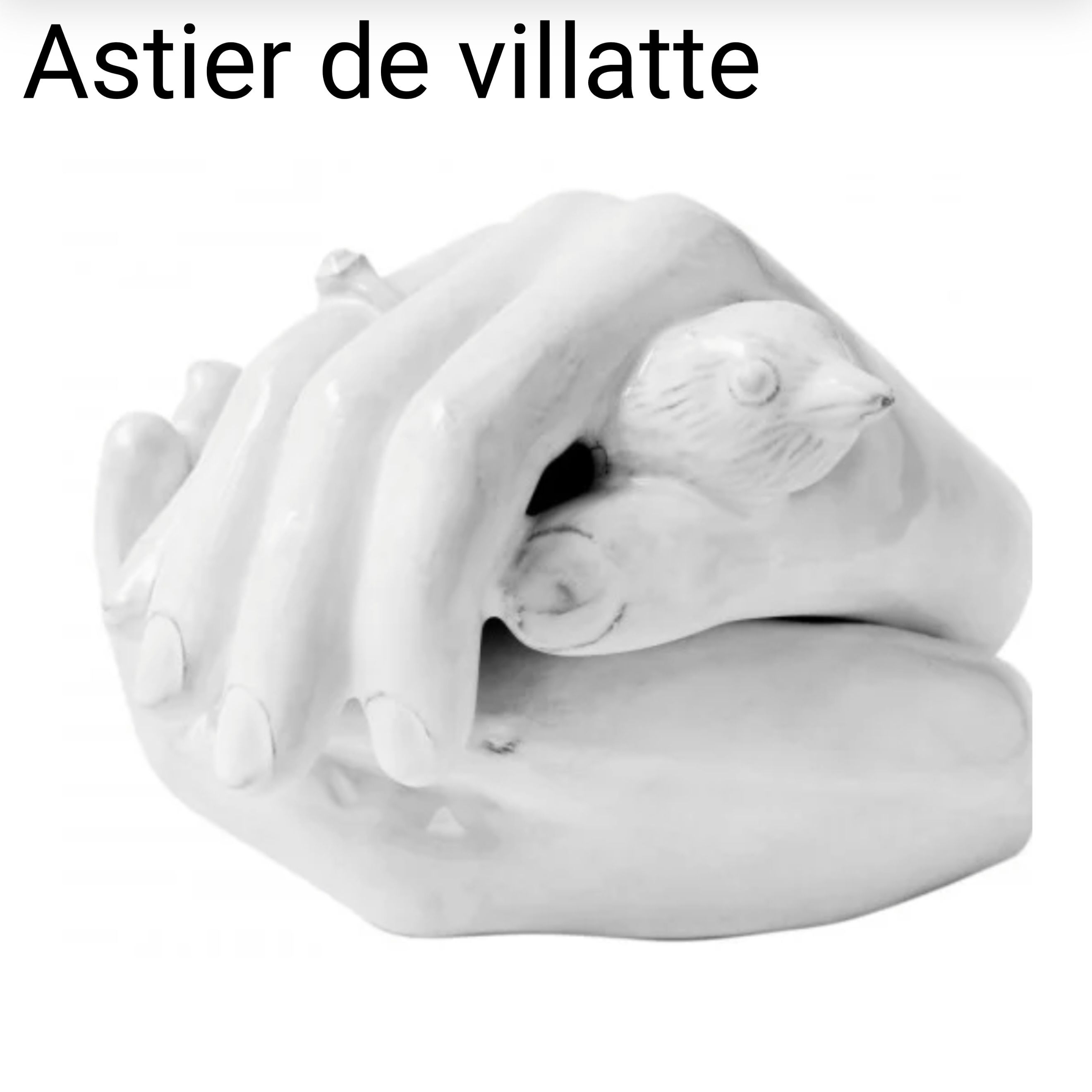 アスティエドヴィラット ハンドボックス バード 手の小物入れ (Astier