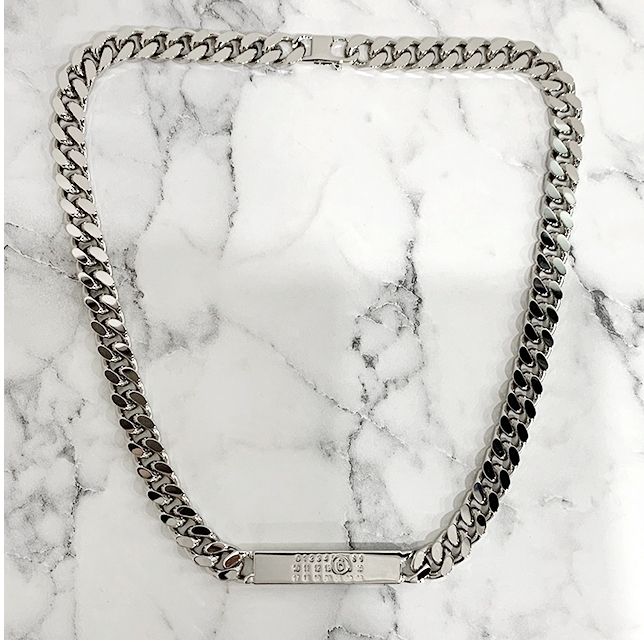 ☆送料関税込☆MM6 MAISON MARGIELA ロゴ チェーン ネックレス☆ (MM6