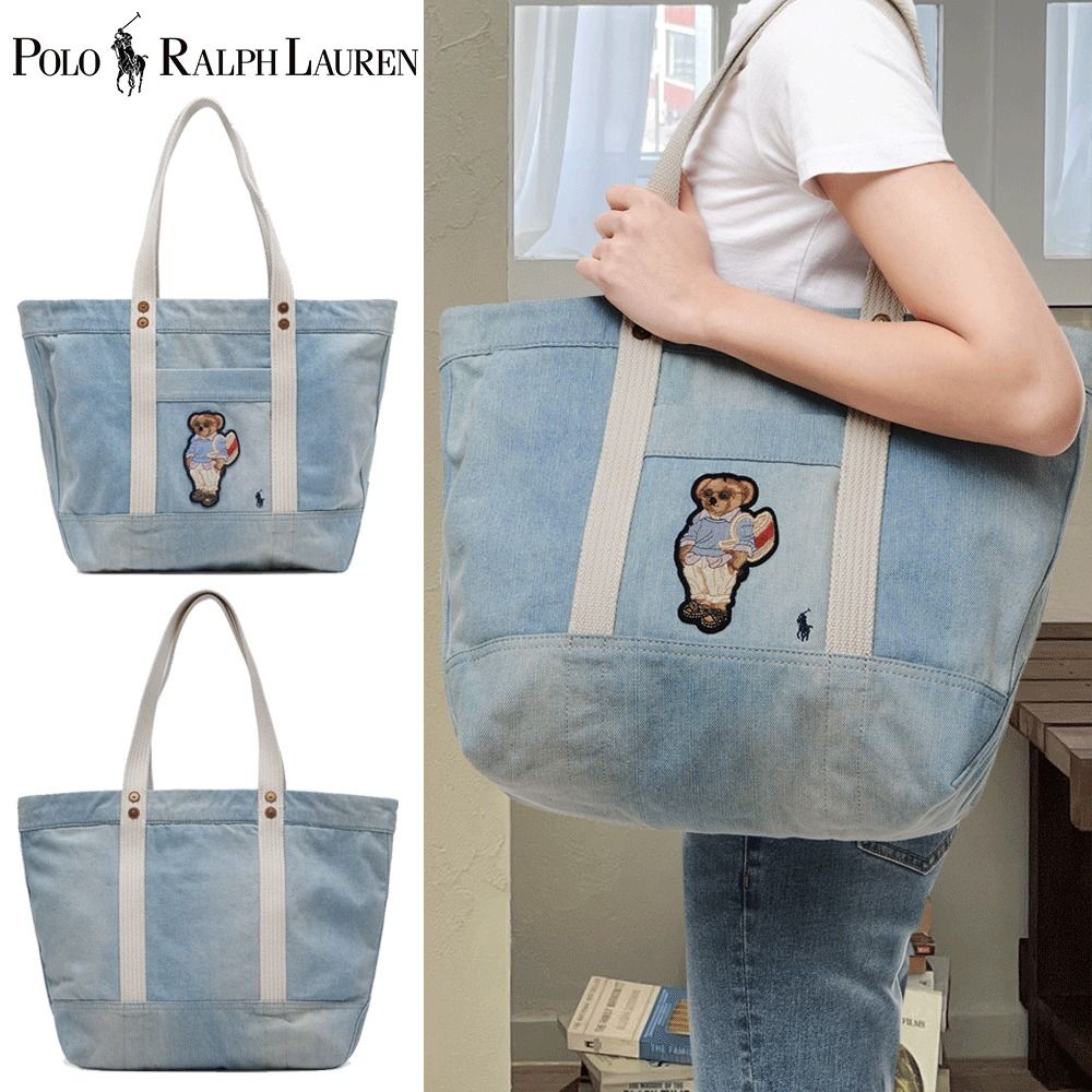POLO RALPH LAUREN】☆デニム トートバッグ☆正規品☆ (POLO RALPH
