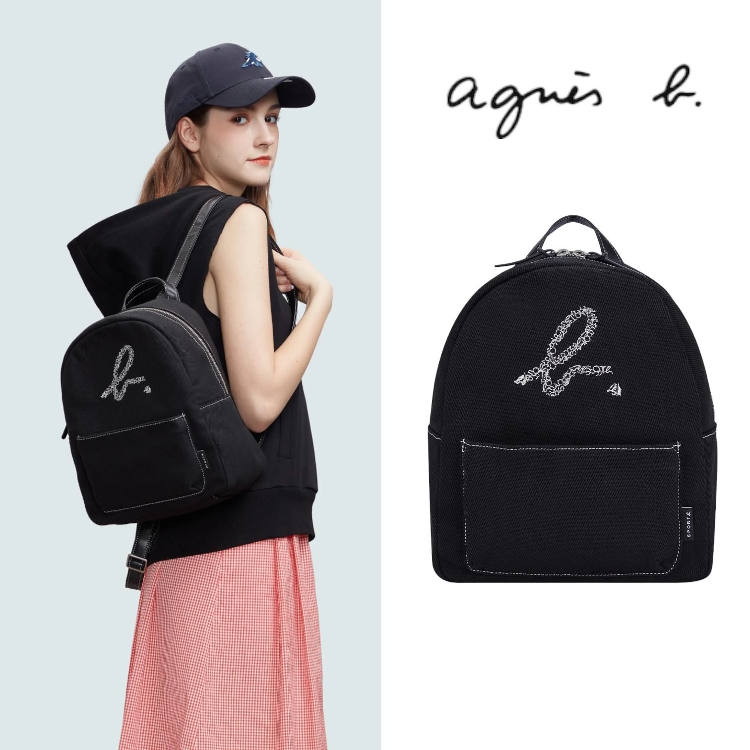 ☆agnes b. Sport b. ミニリュックサック バックパック/送料込 (Agnes