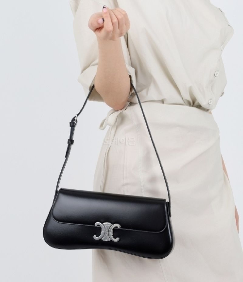 CELINE｜SHOULDER BAGS (MEDIUM CELINE LOLA BAG IN SHINY C (CELINE
