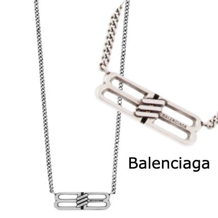 Balenciaga バレンシアガ BB ICON ネックレス チェーン シルバー