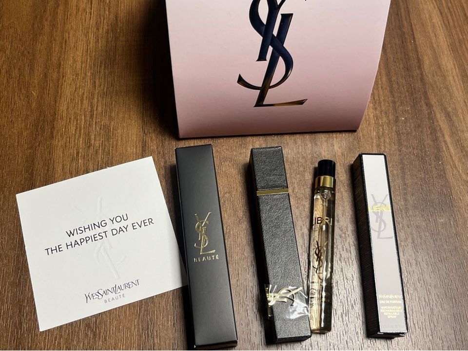 YSL☆正規品 [包装] リブレ香水 10ml GIFT SET +香水ケース付き (Saint