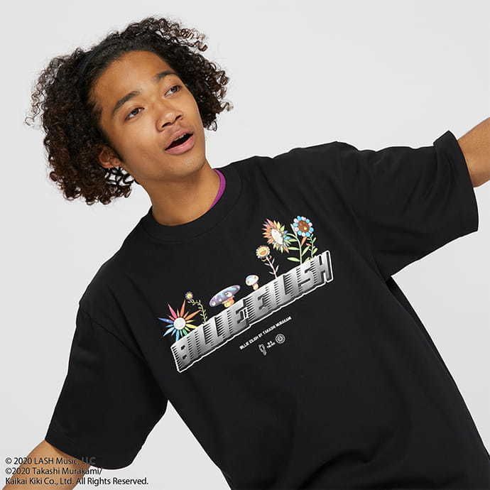 即お届け 完売品 ビリーアイリッシュ x 村上隆 コラボ Tシャツ (UNIQLO