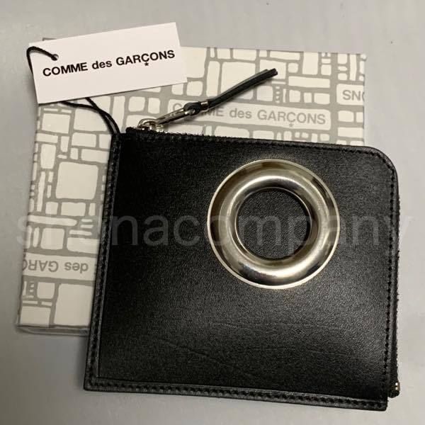 関込】COMME des GARCONS◇シルバー アイレット コインケース (COMME