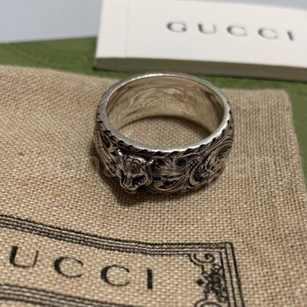 関税込】◇GUCCI グッチ◇キャットヘッド リング シルバー (GUCCI/指輪
