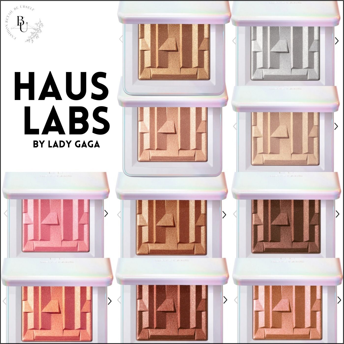 レディー ガガ【HAUS LABS】Bio-Radiant Gel-Powder Highlighter (HAUS
