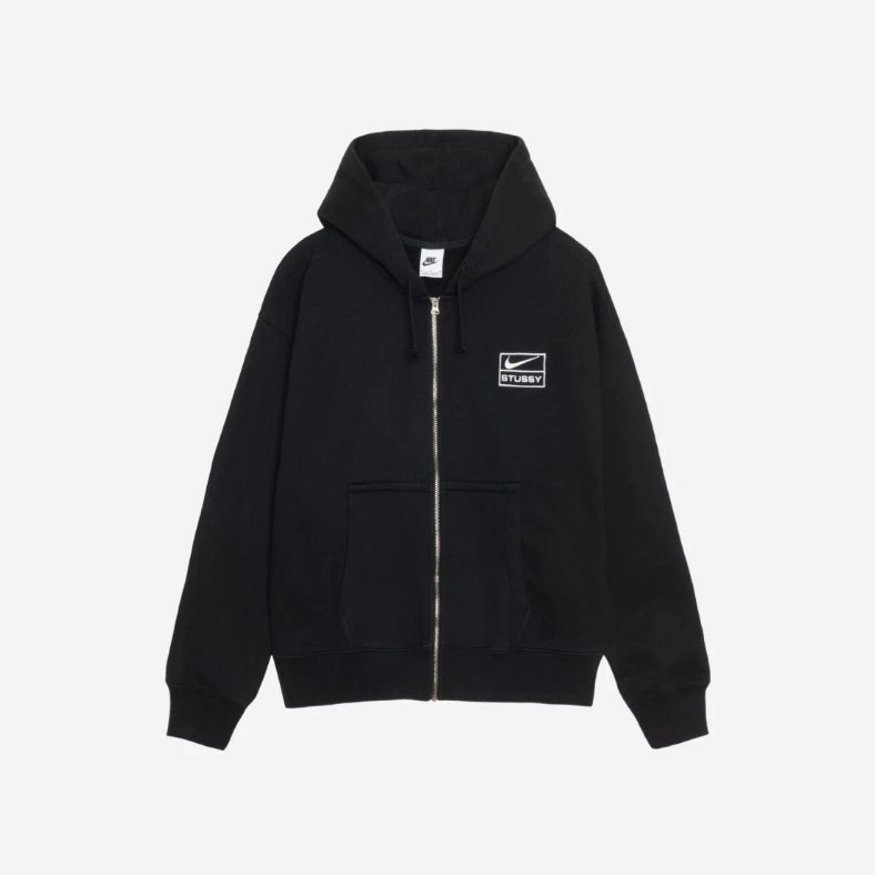 ナイキ X ステューシー】Nike x Stussy Full Zip Hoodie Black (STUSSY
